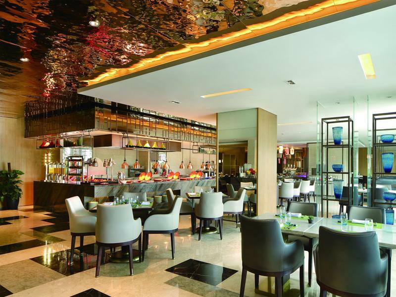 Sheraton Grand Hangzhou Binjiang Hotel Exterior foto